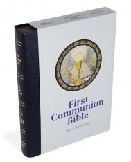 NCB First Communion Bible - Blue